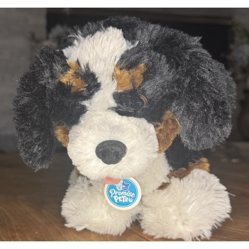 2017 Build-A-Bear Workshop Promise Pets Bernese Mountain Dog Puppy‎ Plush Toy